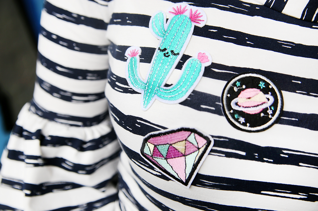 DIY Top mit Trompetenärmeln