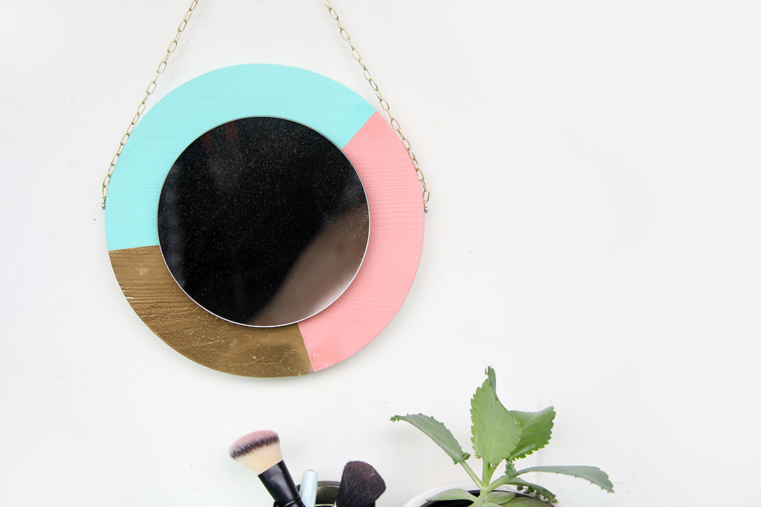 DIY-Spiegel aus Holz selber machen
