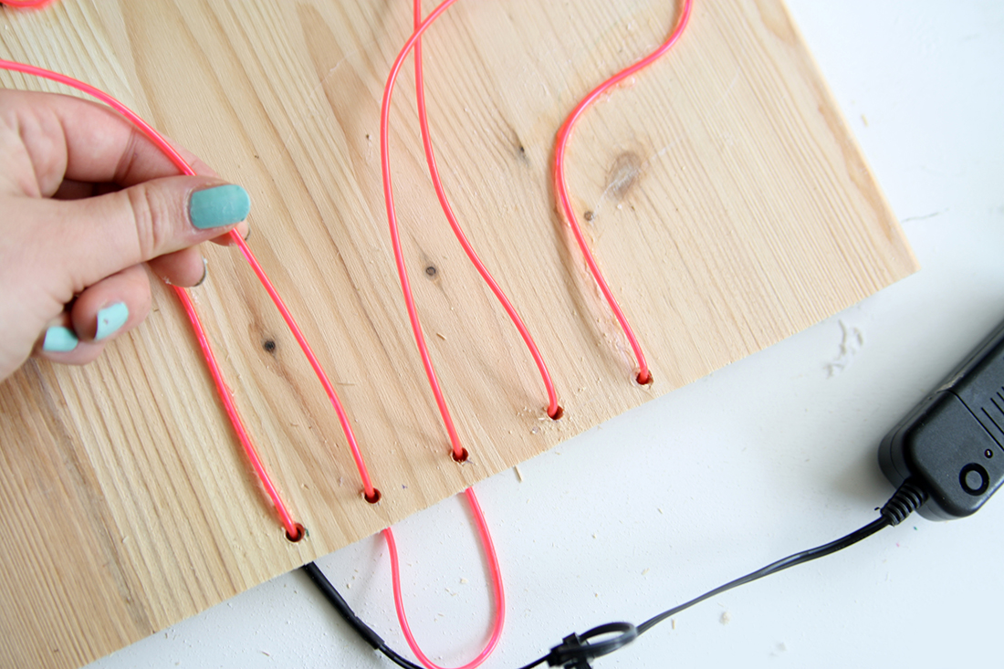 DIY Kaktus Neonschild selbermachen