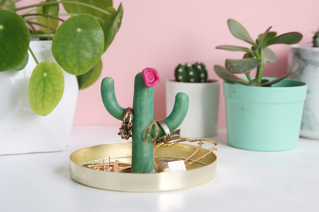 DIY-Kaktus-Ringhalter selbstgemacht
