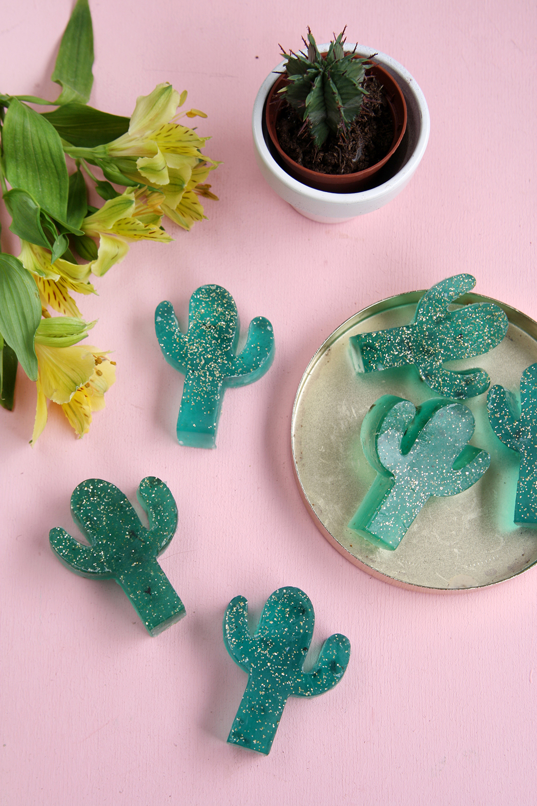 DIY Kaktus Seife selbermachen