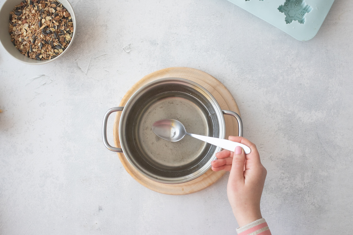 Vogelfutter-Anhänger selbst machen