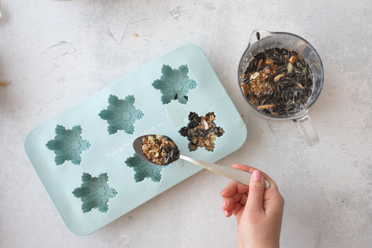 Vogelfutter-Anhänger selbst machen