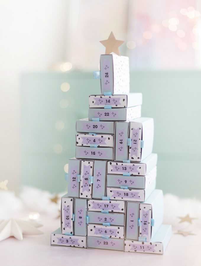 DIY Adventskalender aus Streichholzschachteln selbermachen