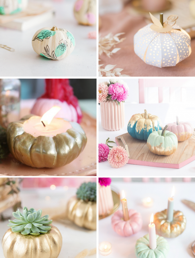 8 herbstliche Kreativ-Ideen zum Basteln mit Kürbis